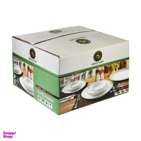 سرویس غذاخوری 26 پارچه 6 نفره مقصود مدل دوروتی