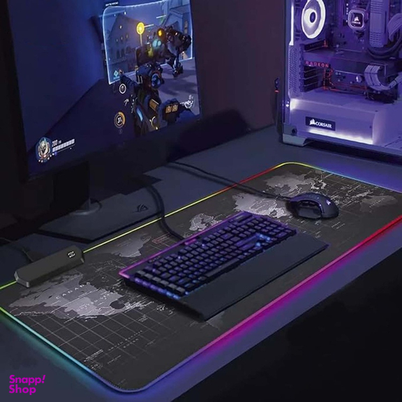 ماوس پد مخصوص بازی مدل RGB 30x80