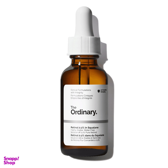 سرم ضدچروک اوردینری مدل Retinol 0.2% In Squalane حجم 30 میلی لیتر