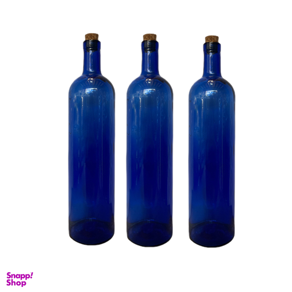 بطری آب طرح خورشیدی مدل ساده گنجایش 1 لیتر بسته 3 عددی