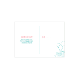 کارت پستال مدل تبریک تولد کد 01