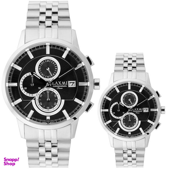 ست ساعت مچی عقربه ای زنانه و مردانه لاکسمی مدل 1-8545G-8545L