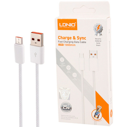 کابل شارژ USB به MicroUSB الدینیو مدل LS901 طول 1 متر