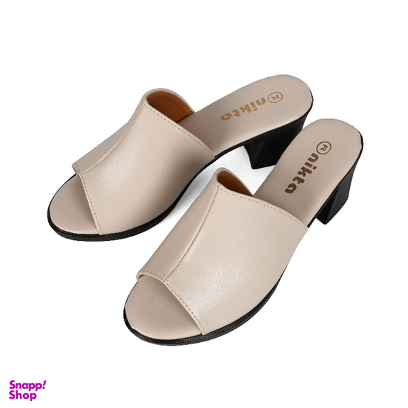 صندل زنانه نیکتا مدل آترین رنگ کرم