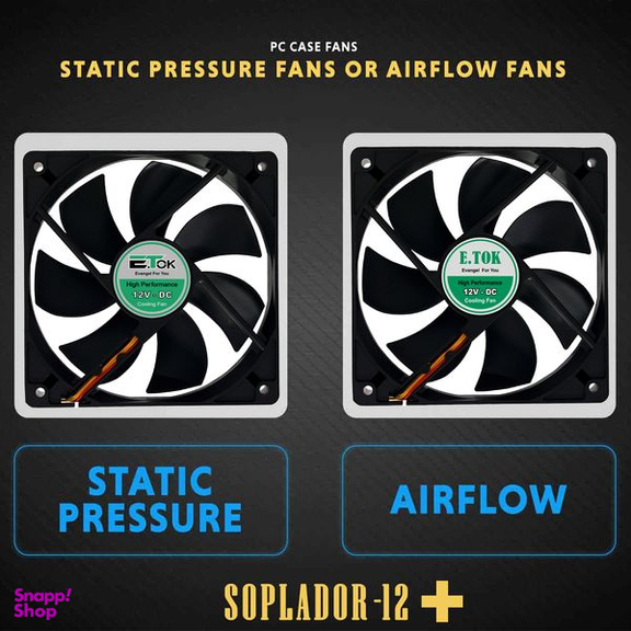 فن کیس ایتوک مدل Soplador - 12 - Plus