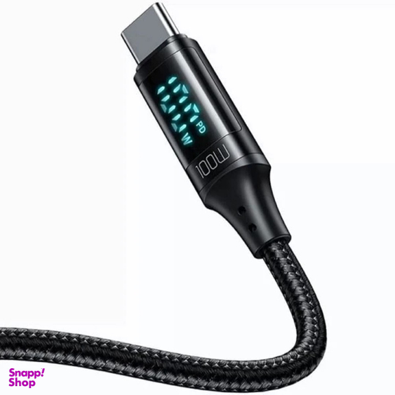 کابل 2 سر تایپ سی صفحه دار مک دودو مدل CA 1100 طول 1.2 متر