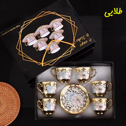 سرویس قهوه خوری 12 پارچه مدل لمونژ