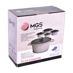 قابلمه گرانیتی ام جی اس طرح جرمنی E کد 800245 سایز 24