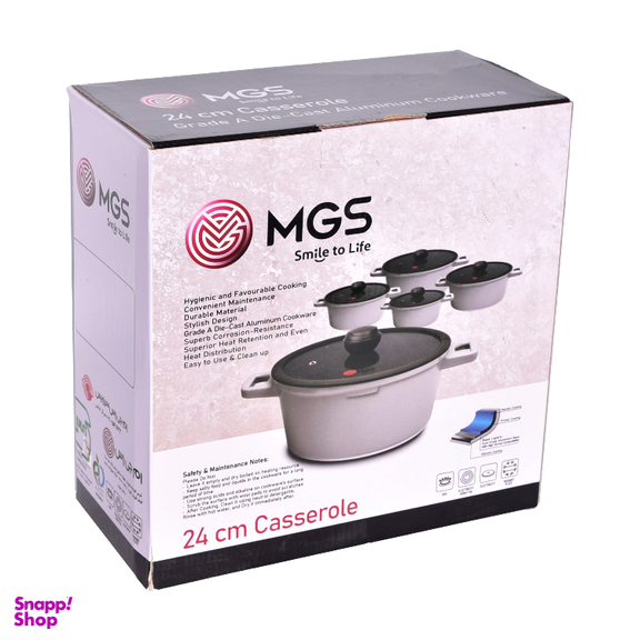 قابلمه گرانیتی ام جی اس طرح جرمنی E کد 800245 سایز 24