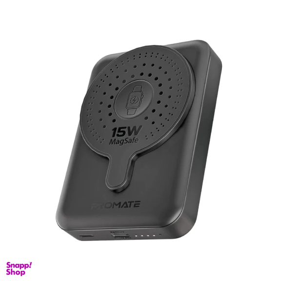پاوربانک پرومیت مدل POWERMAG-DUO.Black ظرفیت 10000 میلی آمپر ساعت