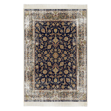 فرش ماشینی چاپی بدون تار و پور هانوکس مدل گلرخ کد HAM.971.1