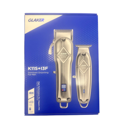 ماشین اصلاح موی سر و صورت گلاکر مدل K11S+13F مجموعه دو عددی