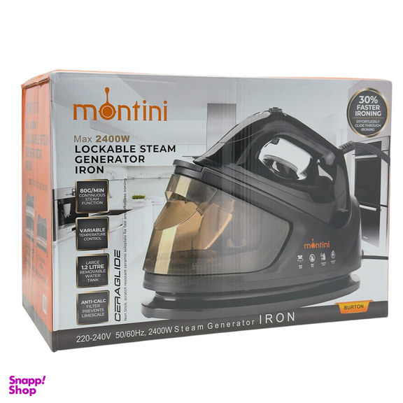 اتو مخزن دار 2400 وات مونتینی مدل BURTON