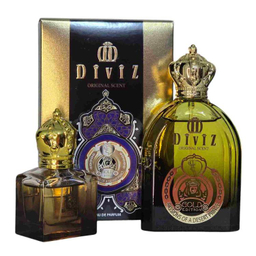 ادوپرفیوم دیوایز مدل شیخ گلد به همراه عطر جیبی شیخ