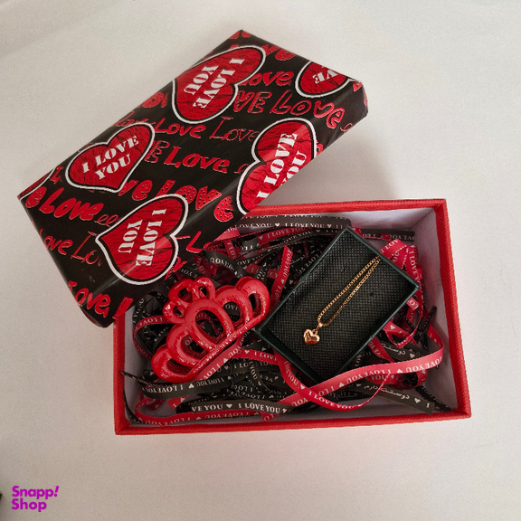 ست هدیه گردنبند قلب کد 34 مجموعه 2 عددی