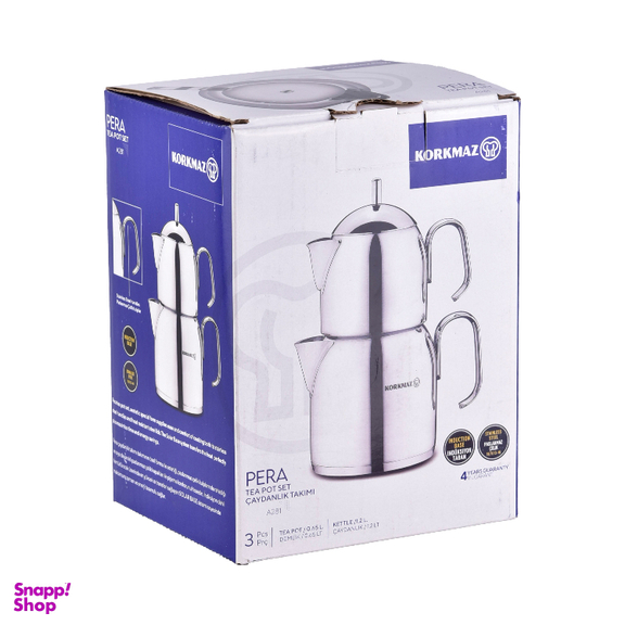 ست کتری و قوری کرکماز مدل PERA کد 281