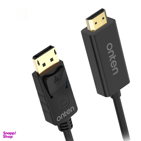 کابل تبدیل DisplayPort به HDMI اونتن مدل OTN-DP303 طول 1.8 متر