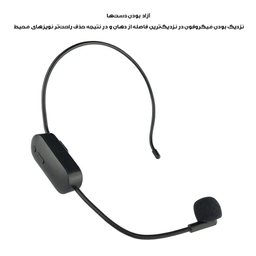 میکروفون بی سیم هدمیک مدل AY-101