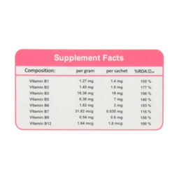 ساشه ب کمپلکس گلدن لایف بسته 20 عددی