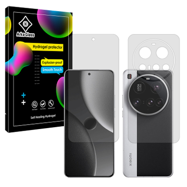 محافظ صفحه نمایش شفاف آرکا گلس مدل Tough مناسب گوشی موبایل شیائومی 15 Ultra به همراه محافظ پشت گوشی