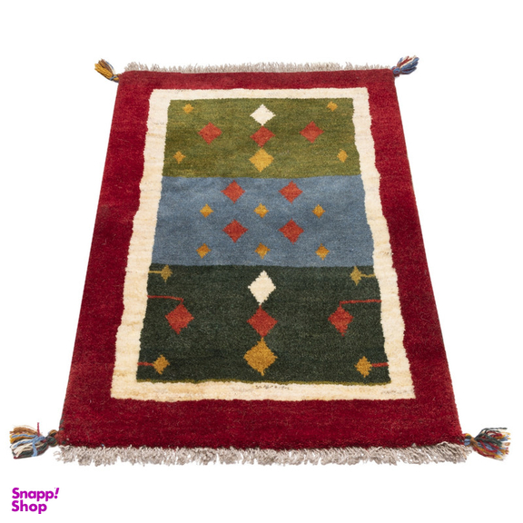 گبه دستباف سی پرشیا کد 122408 سایز 90x59 سانتی متر