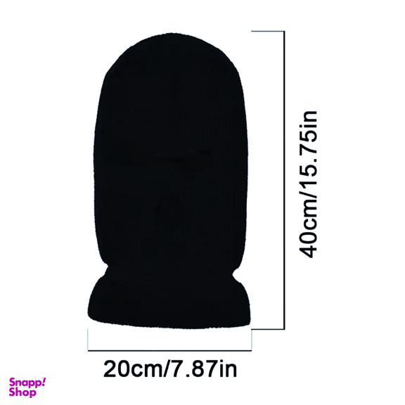 کلاه بافت فیس ماسک مدل چشمی کد 8440