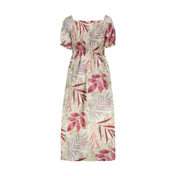 پیراهن ساحلی یقه خشتی زنانه ناتوسا مدل NT812-13