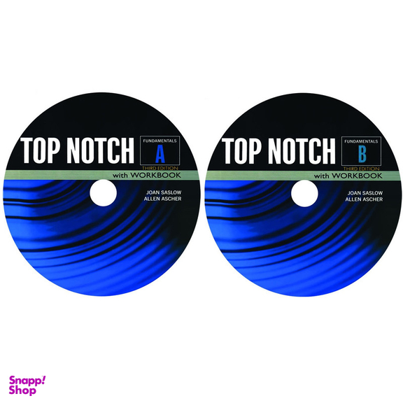 کتاب Top Notch Fundamentals Third Edition اثر Joan Saslow and Allen Ascher انتشارات Pearson مجموعه دو جلدی به همراه سی دی