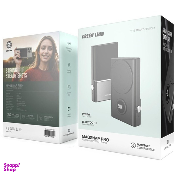 پاوربانک گرین لاین مدل MagSnap Pro Power ظرفیت 10000 میلی آمپر ساعت