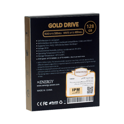 حافظه SSD اینترنال ایکس-انرژی مدل GOLD ظرفیت 128 گیگابایت