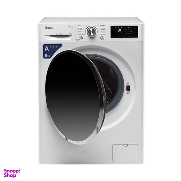 ماشین لباسشویی جی پلاس مدل GWM-R88S ظرفیت 8 کیلوگرم