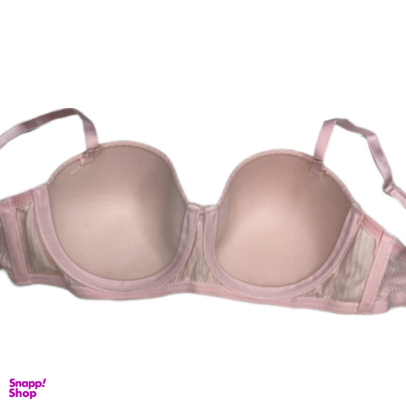 سوتین اسفنجی فنردار زنانه کد 2148 رنگ صورتی