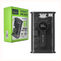 پاوربانک 22.5 وات باوین مدل PC1012S ظرفیت 10000 میلی آمپر ساعت