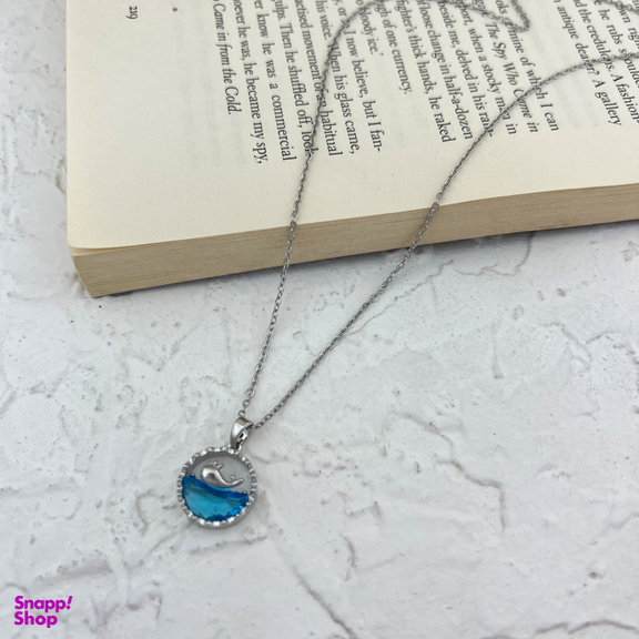 گردنبند زنانه مدل نهنگ کد N4782