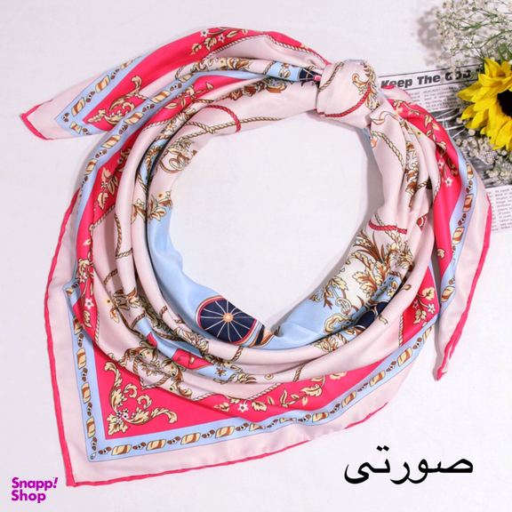 روسری زنانه آنالیا مدل ابریشم توییل بهاره کد 9802