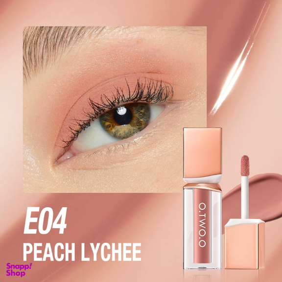 سایه چشم مایع او تو او رنگ E04 Peach lychee