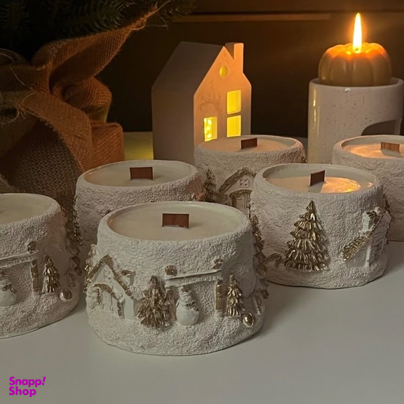 قالب سیلیکونی مدل جاشمعی زمستانه کد 9