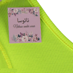 بادی زنانه ناتوسا مدل NT785-6 رنگ سبز فسفری
