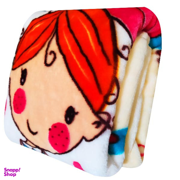 پتوی نوزاد شادیلون طرح دخترک سایز 80x100 سانتی متر