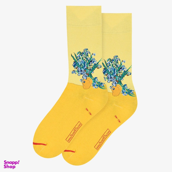 جوراب مردانه ونگوگ نقاشی زنبق کد VG-IR-06