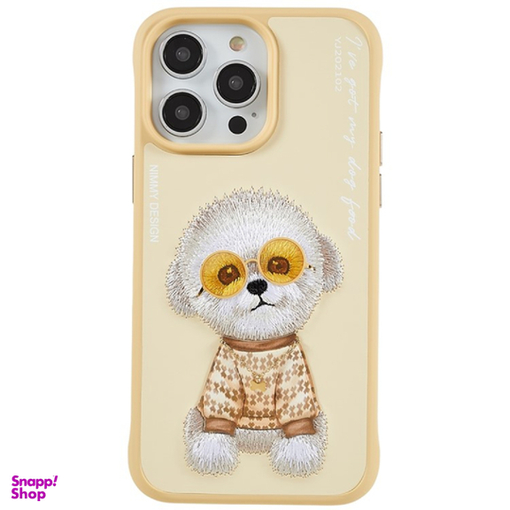 کاور گوشی موبایل نیمی مدل TEDDY DOG مناسب اپل iPhone 14 Pro Max