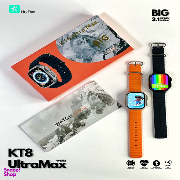 ساعت هوشمند طرح اولترا مدل kt8 ultra max
