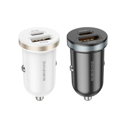 شارژر فندکی 30 وات بروفون مدل BZ22 PD+QC3.0