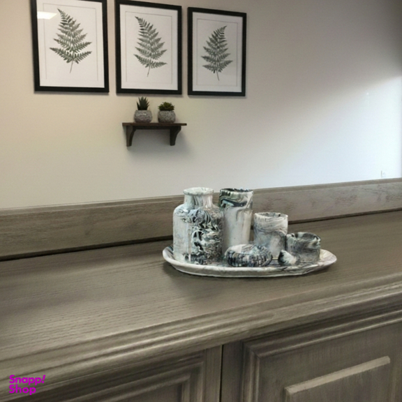 ست دکوری رومیزی مدل 033 مجموعه 7 عددی