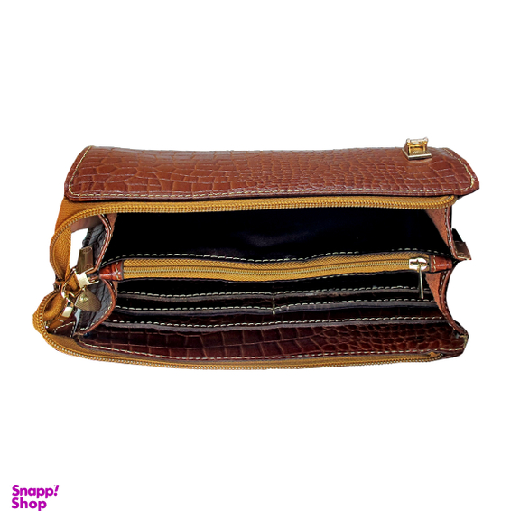 کیف زنانه چرم طبیعی کروکو مدل 136