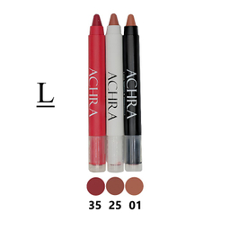 رژ لب جامد جامد مخملی آچرا مدل L مجموعه 3 عددی