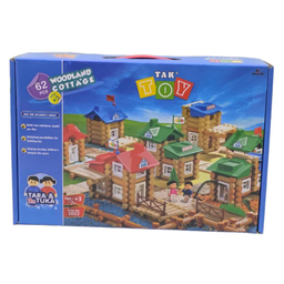 ساختنی 62 تکه ناب سل مدل کلبه جنگلی WOODLAND COTTAGE