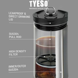 تراول ماگ تایسو مدل فرنچ پرس گنجایش 0.75 لیتر