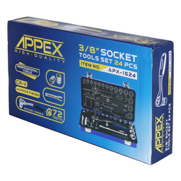 آچار بکس اپکس مدل ART-APX-TS-24P مجموعه 24 عددی