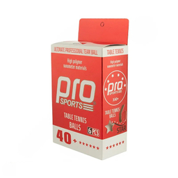 توپ پینگ پنگ پرو اسپرتز مدل 6 ستاره PS-006 بسته 6 عددی